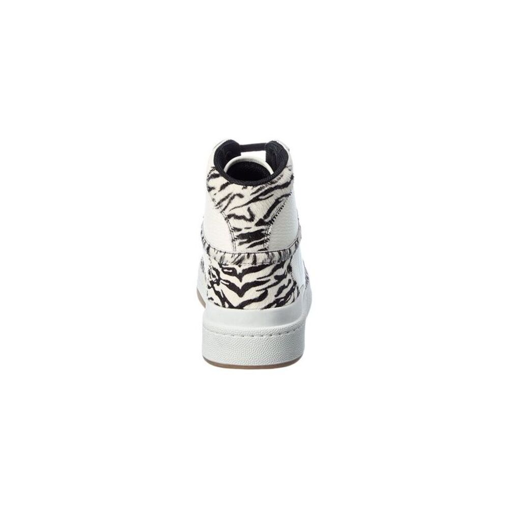 Saint Laurent Sl/24 Haircalf & Leather Sneaker, White - Picture 3 of 5